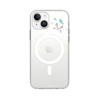 iPhone 15 (6.1インチ) ケース 公式ライセンス品 ターチャンMagSafe対応クリアケース おさかなブルー iPhone 15