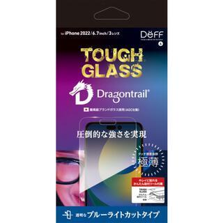 iPhone 14 Pro Max (6.7インチ) フィルム Deff TOUGH GLASS BLカット iPhone 14 Pro Max