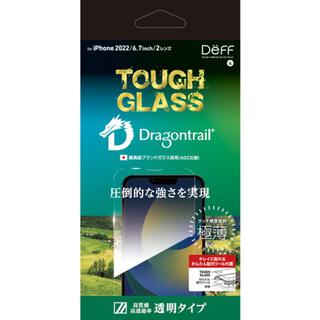 iPhone 14 Plus(6.7インチ) フィルム Deff TOUGH GLASS 透明 iPhone 14 Plus