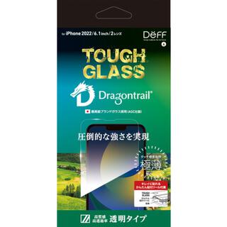iPhone 14 (6.1インチ) フィルム Deff TOUGH GLASS 透明 iPhone 14