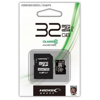 HIDISC microSDHCカード HC32GB Class10 UHS-1対応
