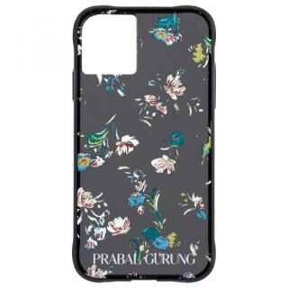 iPhone 11 ケース Case-Mate PRABAL GURUNG ケース Brush Stroke Black Floral iPhone 11