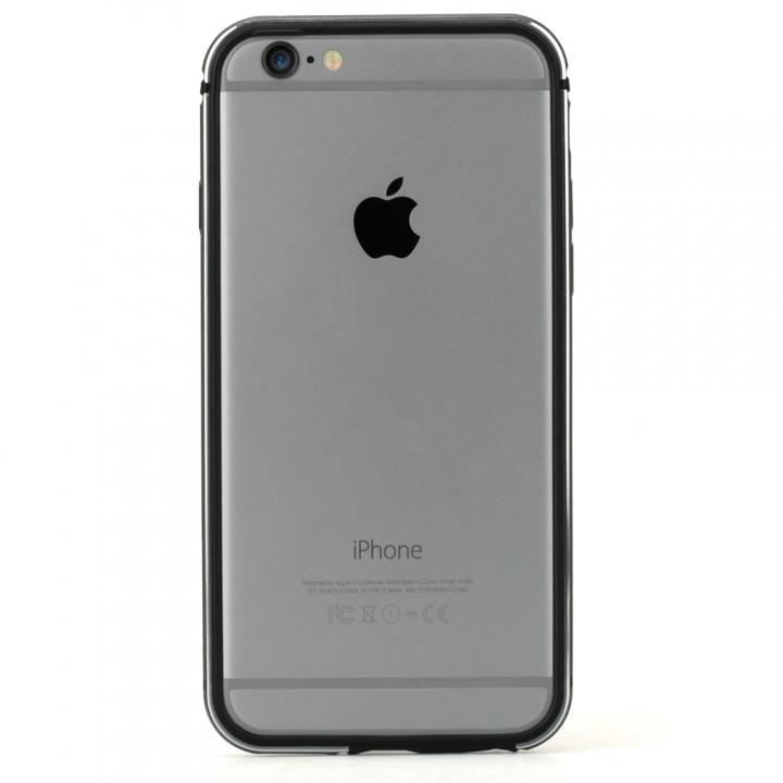 iPhone6s ケース FRAME x FRAMEバンパーケース グレイ/ブラック iPhone 6s/6_0