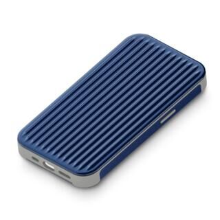 iPhone 14 (6.1インチ) ケース Premium Style ハイブリッドフリップケース ブルー iPhone 14