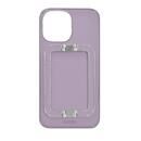 COLOR LEATHER CASE Smoky purple iPhone 14 Pro