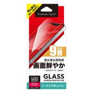 iPhone 14 (6.1インチ) フィルム Premium Style 液晶保護ガラス スーパークリア iPhone 14