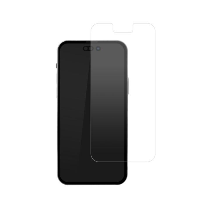 液晶画面保護強化ガラス ケースに干渉しないタイプ マット iPhone 14 Pro_0