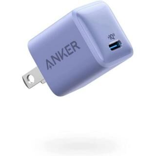 Anker PowerPort III Nano 20W USB-C急速充電器 ラベンダーグレー