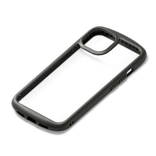 iPhone 13 ケース ガラスタフケース ラウンドタイプ ブラック iPhone 13