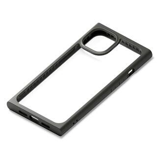 iPhone 13 ケース ガラスタフケース スクエアタイプ ブラック iPhone 13