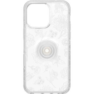 iPhone 14 Pro Max (6.7インチ) ケース OtterBox OTTER + POP SYMMETRY CLEAR スタンド グリップ FLOWER OF THE MONTH iPhone 14 Pro Max【4月下旬】