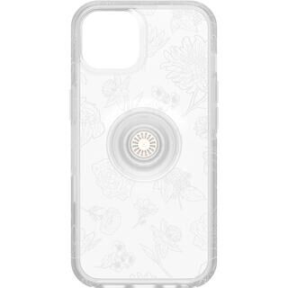 iPhone 14 (6.1インチ) ケース OtterBox OTTER + POP SYMMETRY CLEAR スタンド グリップ FLOWER OF THE MONTH iPhone 14