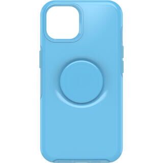 iPhone 14 (6.1インチ) ケース OtterBox OTTER + POP SYMMETRY CLEAR スタンド グリップ YOU CYAN THIS iPhone 14【4月中旬】