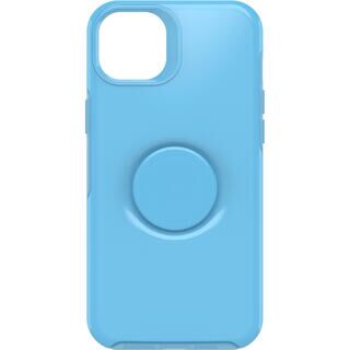 iPhone 14 Plus(6.7インチ) ケース OtterBox OTTER + POP SYMMETRY CLEAR スタンド グリップ YOU CYAN THIS iPhone 14 Plus【5月下旬】