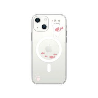 iPhone 13 mini (5.4インチ) ケース Magsafe対応ケース ターチャン ピンクさかな iPhone 13 mini