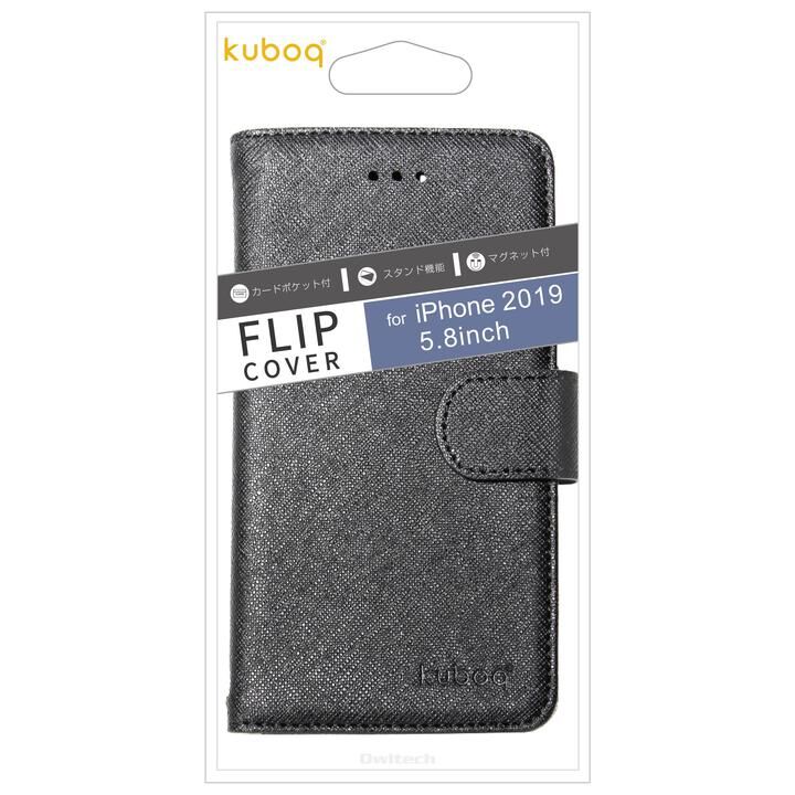 iPhone 11 Pro ケース Kuboq　カード収納ポケット付き手帳型ケース ブラック iPhone 11 Pro_0
