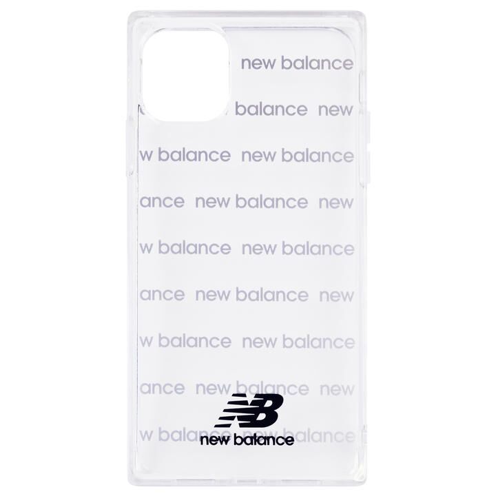 iPhone 11 Pro ケース New Balance スクエア型TPUクリアケース ロゴボーダー/ブラック iPhone 11 Pro_0
