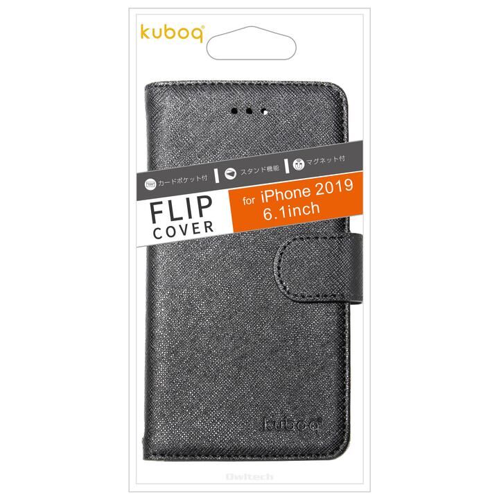 iPhone 11 ケース Kuboq　カード収納ポケット付き手帳型ケース ブラック iPhone 11_0