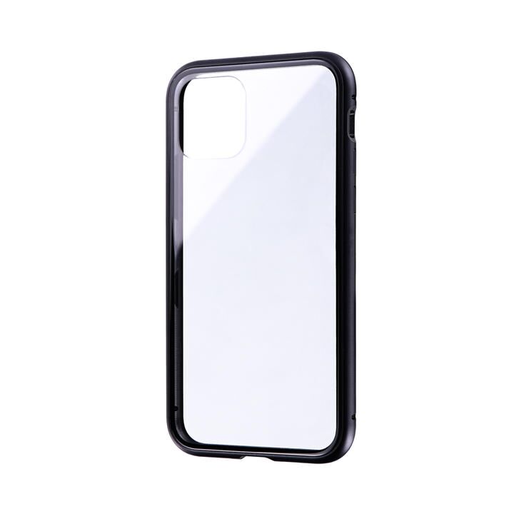 iPhone 11 Pro ケース ガラス＆アルミケース「SHELL GLASS Aluminum」 ブラック iPhone 11 Pro_0