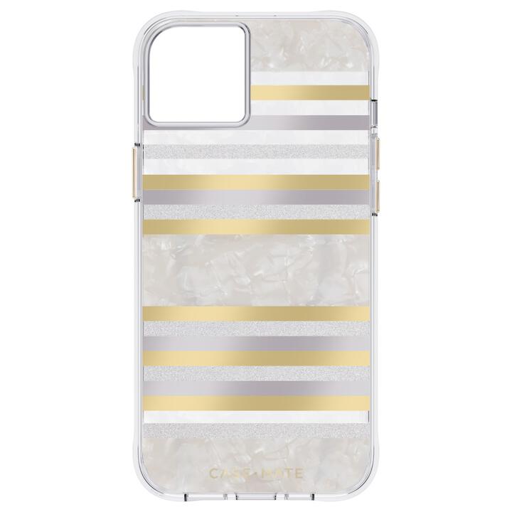 CaseMate Pearl Stripes MagSafe対応・抗菌・3.0m落下耐衝撃 iPhone 14 Plus_0