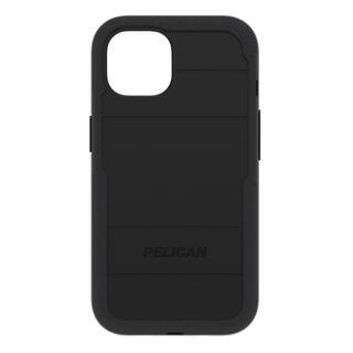 iPhone 14 (6.1インチ) ケース Pelican Voyager Black スタンド機能付きホルスター付属・MagSafe対応・MILSTD810G 5.5m落下耐衝撃・抗菌 iPhone 14