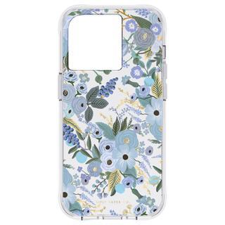iPhone 14 Pro (6.1インチ) ケース Rifle Paper Co. Garden Party Blue 抗菌・3.0m落下耐衝撃 iPhone 14 Pro