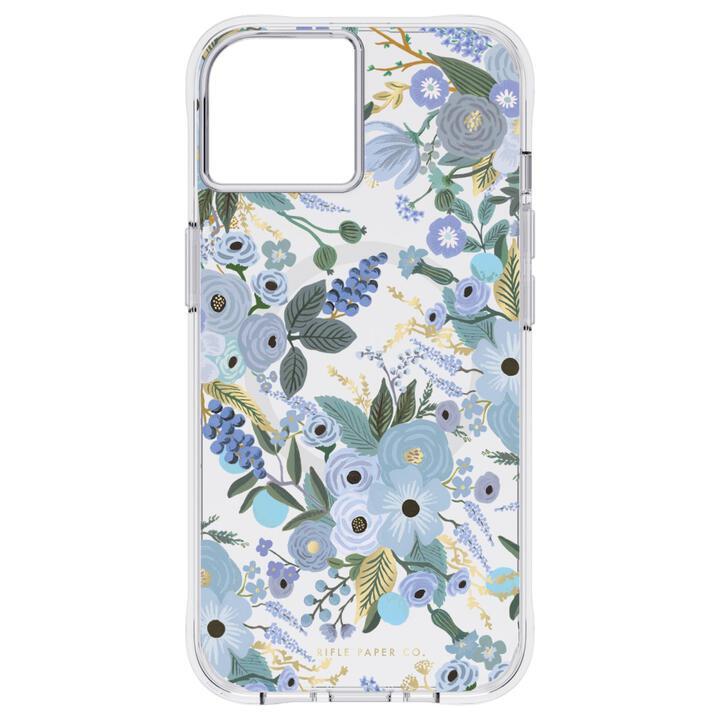 Rifle Paper Co. Garden Party Blue 抗菌・3.0m落下耐衝撃 iPhone 14_0