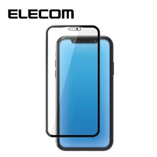 iPhone 11 Pro/XS フィルム エレコム 強化ガラス 9H全面 ブルーライト 指紋防止 iPhone 11 Pro/X/XS