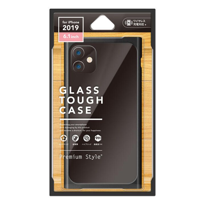 Iphone 11ケース クリアガラス タフケース スクエア型 ブラック Iphone 11の人気通販 Appbank Store