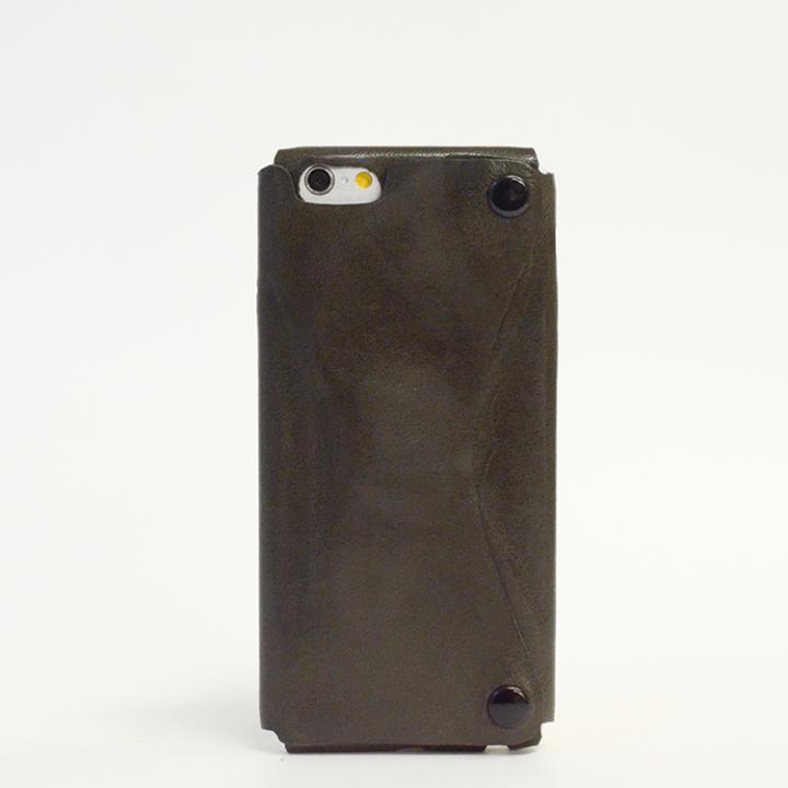 iPhone6s/6 ケース 本革一枚で包み込むケース mobakawa イタリアンホースレザー ブラック iPhone 6s/6ケース_0
