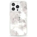 rienda TPUクリアケース Dress Flower ホワイト iPhone 15 Pro