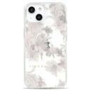 rienda TPUクリアケース Dress Flower ホワイト iPhone 15