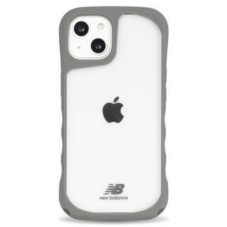 iPhone 15 (6.1インチ) ケース new balance 耐衝撃ケース クリア グレー iPhone 15