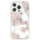 rienda TPUクリアケース Dress Flower ピンク iPhone 15 Pro