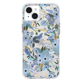 iPhone 15 Plus (6.7インチ) ケース Rifle Paper Co.  MagSafe対応 リサイクルプラスチック Garden Party Blue iPhone 15 Plus