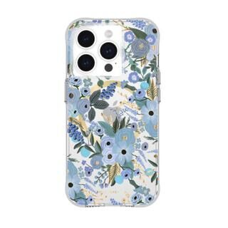 iPhone 15 Pro (6.1インチ) ケース Rifle Paper Co.  MagSafe対応 リサイクルプラスチック Garden Party Blue iPhone 15 Pro【12月中旬】