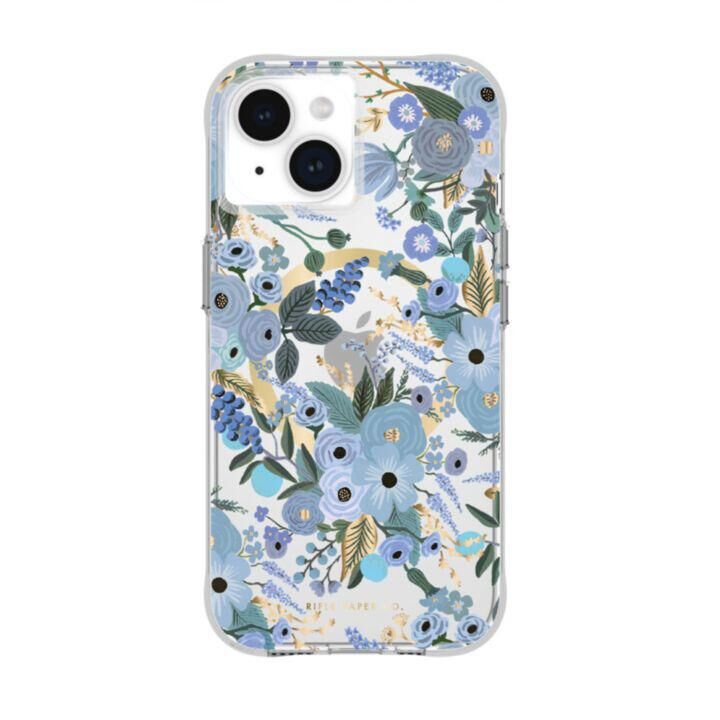 Rifle Paper Co.  MagSafe対応 リサイクルプラスチック Garden Party Blue iPhone 15/14/13_0