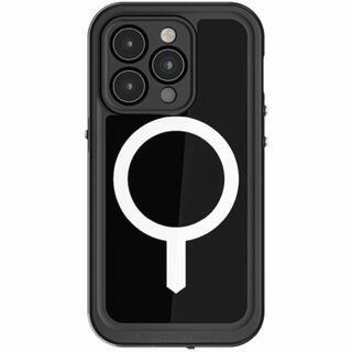 iPhone 15 Pro (6.1インチ) フィルム ゴーステック MagSafe対応 防水防塵耐衝撃 フルプロテクションケース ノーティカルスリム スモーク iPhone 15 Pro