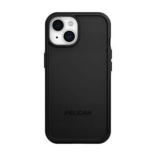 iPhone 15 (6.1インチ) ケース Pelican Protector MagSafe対応 リサイクルプラスチック Black iPhone 15/14/13
