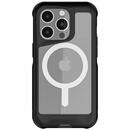 ゴーステック MagSafe対応 耐衝撃アルミケース アトミックスリム ブラック iPhone 15 Pro
