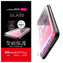 フルカバー強化ガラス フレーム付 ゴリラ/ホワイト iPhone XR