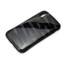 Premium Style ハイブリッドタフケース ロゴ/ブラック＆グレー iPhone XS Max