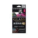 強化ガラスフィルム 「GLASS PREMIUM FILM」 平面オールガラス ブラック/高光沢/衝撃吸収/0.33ｍｍ iPhone XR