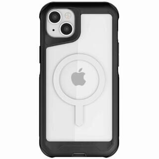iPhone 15 (6.1インチ) ケース ゴーステック MagSafe対応 耐衝撃アルミケース アトミックスリム ブラック iPhone 15【5月中旬】