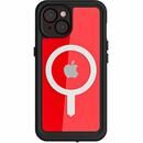 ゴーステック MagSafe対応 防水防塵耐衝撃 フルプロテクションケース ノーティカルスリム クリア iPhone 15