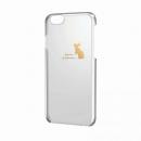 アップルテクスチャーハードクリアケース ゴールド ウサギ iPhone 6ケース