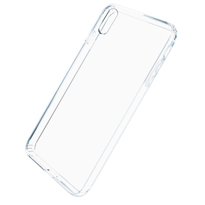 iPhone XR ケース A+ 背面強化ガラス×TPUハイブリッドケース Clear Panel Case3 for iPhone XR_0