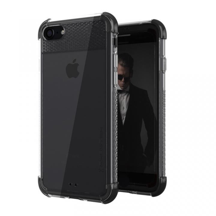 iPhone8/7 ケース シンプルなクリアタフケース コバート2 ブラック iPhone 8/7_0
