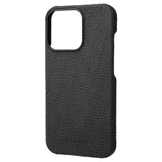 iPhone 13 Pro ケース GRAMAS Shrunken-calf Leather Shell Case 背面型レザーケース Black iPhone 13 Pro