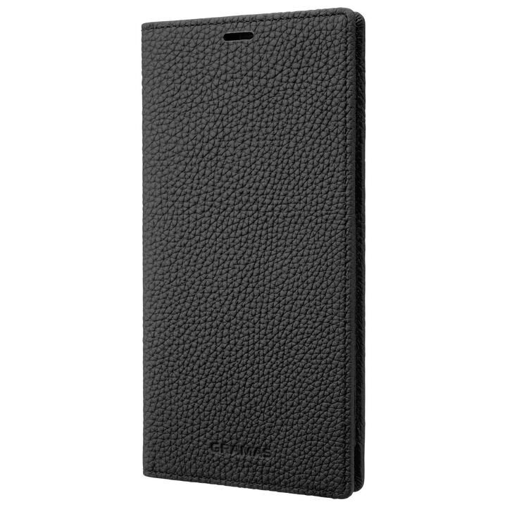 GRAMAS Shrunken-calf Leather Book Case 手帳型レザーケース Black iPhone 13 Pro Max_0